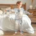 thumbnail image 6 of BZSMCE Unisex Pajama Set Snug-Fit Cotton Sleepwear Playful Seal Printed, 6 of 7