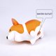 thumbnail image 4 of Decoración de jardín-pequeña cola amarilla en la forma de un animal galés Corgi Pembroke en la oficina, el hogar, la sala de estar, el interior Afortunado Sencillez, 4 of 5