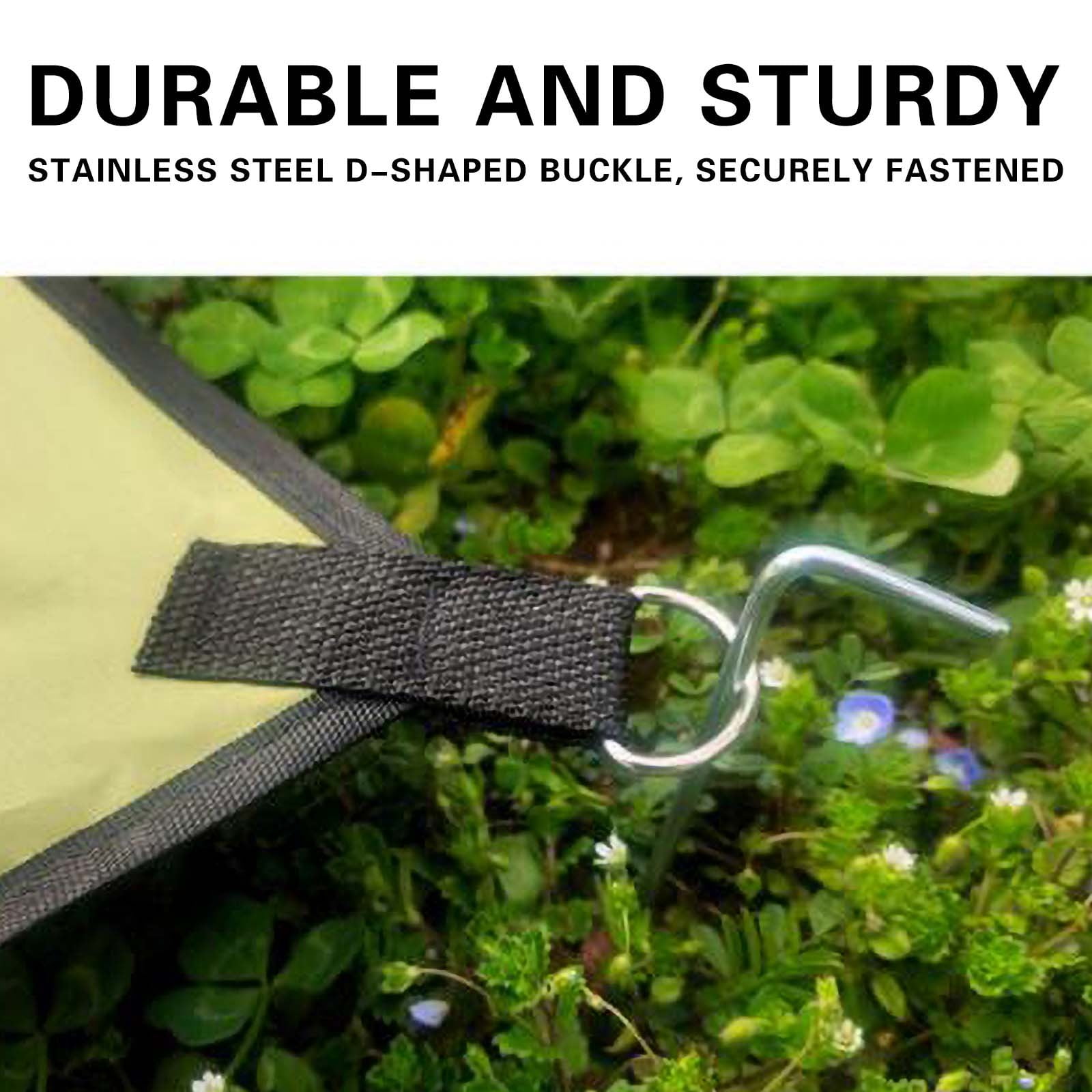 AuroraX Sun Shades Outdoor Patio Sunshade Cloth Portable UV Protection Large 4x4x4m Size Easy to Install Waterproof Outdoor Living for Garden and Pool Use