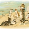 thumbnail image 3 of CafePress - Beach Kittens Tote Bag - Unisex Canvas Tote Bag, Beige, 1-Piece, 3 of 7