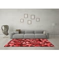 thumbnail image 3 of Ahgly Company Indoor Rectangle Abstract Red Contemporary Area Rugs, 5' x 7', 3 of 4