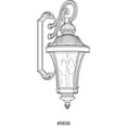 thumbnail image 2 of Progress Lighting Nottington 2-Light Large Wall Lantern, Forged Bronze, Clear Seeded Glass Shade, 2 of 2