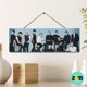 thumbnail image 3 of Diecisiete póster de madera tamaño 10x 30cm I decoración de habitación colgante en pared I póster de madera K-POP decoración de habitación - A&M, 3 of 4