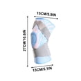 thumbnail image 3 of Sangle de Genou Sport Nylon Respirant Basketball Football Course Entraînement Physique Protection Genou, 3 of 8