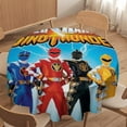 thumbnail image 4 of Power Rangers Round Tablecloth Print Decorative Table Cover Washable Table Cloths for Dining Party Picnic 60x60in, 4 of 8