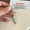 Pearl Green, variant on Cute Colorful Pencil Shaped Bag Charm with Crystal Beads Mini Pencil Pendant Keychain for Women Handbags Accessories