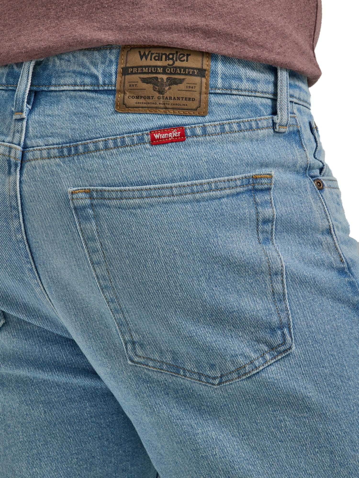 Wrangler Men's and Big Men's 5-Pocket Denim Shorts