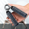 thumbnail image 2 of Opolski Stainless Steel Hand Grip Trainer 30/60 lb Strength Trainer Forearm Strengthener Non-Slip Heavy-Duty Finger Exerciser Wrist Rehabilitation Hand Exerciser Black, 2 of 7