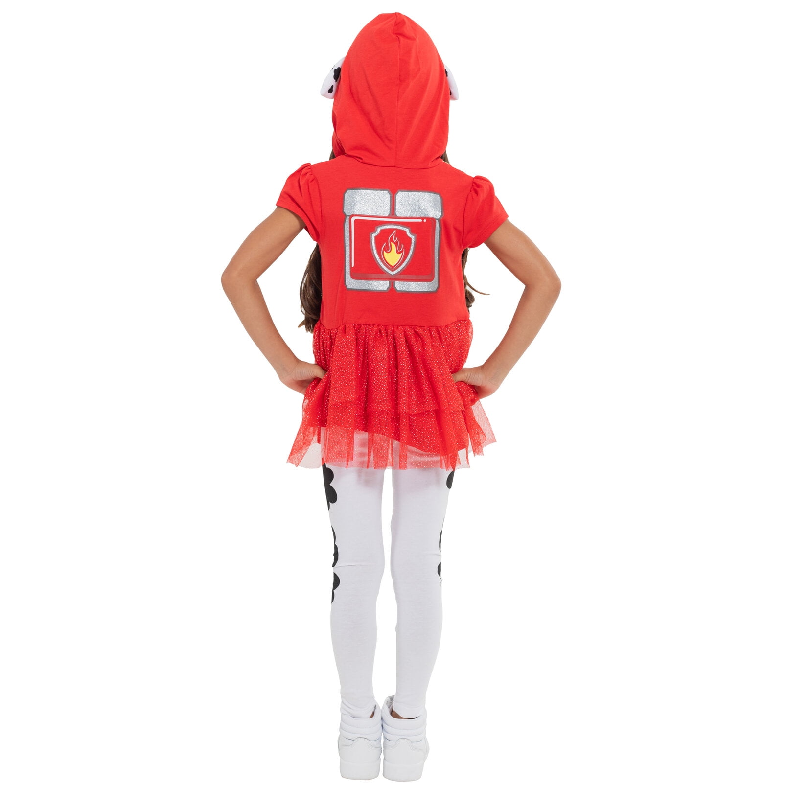 Paw Patrol Marshall Toddler Girls Cosplay T-Shirt Dress and Leggings Outfit Set Toddler to Little Kid