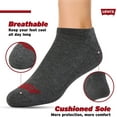thumbnail image 3 of Levi's Mens Socks, Low Cut Socks for Men, Athletic Socks Low Cut, Size 8-12, 3 of 7