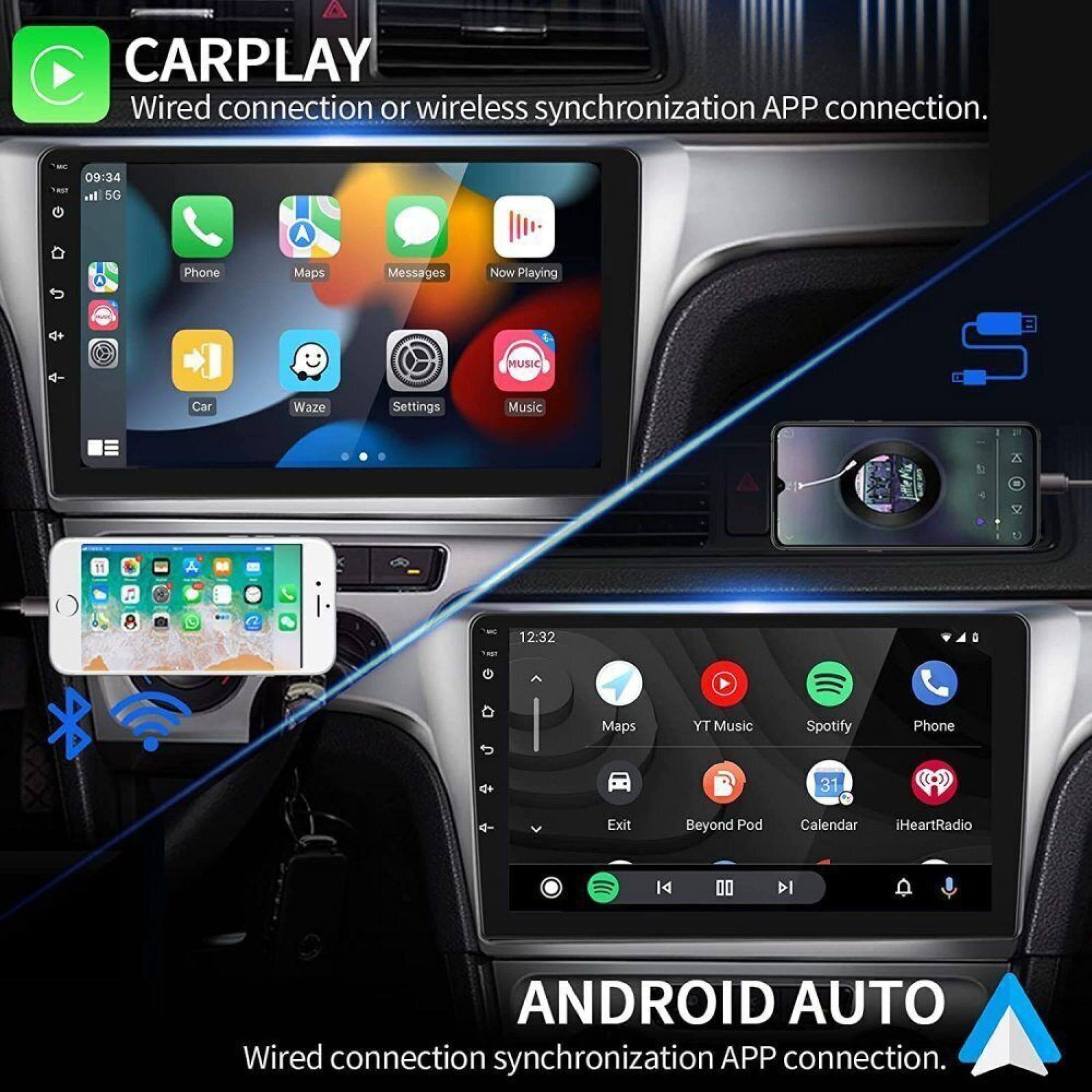Car Radio Hizpo 2din 7''Android AutoRadio GPS for Ford Mondeo S-max Focus  C-MAX Galaxy Fiesta Transit Fusion Connect Kuga Multimedia Navi Carplay  Auto – המוצרים הטובים ביותר בחנות המקוונת Joom Geek
