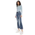 thumbnail image 6 of Kancan - Miley High-Rise Cropped Flare Jeans (26" Inseam) - KC20057D, 6 of 8