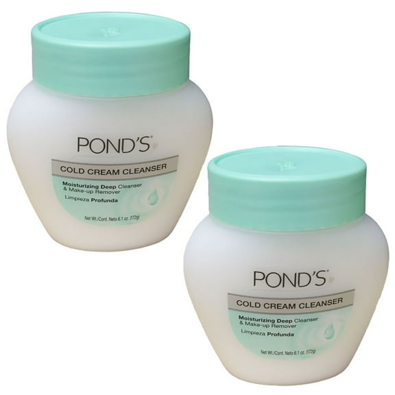 Pond's Cold Cream Facial Cleanser, 6.1 oz (2 Pack) (Bundle)