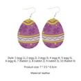 thumbnail image 6 of SPRING PARK Women Easter Lightweight Happy Easter Teardrop Earrings Dangle Drop Earrings, 6 of 7