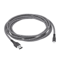 thumbnail image 6 of onn 10ft Lightning to USB-A Braided Charging Cable, MFI certified, Black - Compatible with iPhone 14/13/12/11/X/XR/XS/8/7/6/5, iPad, Airpods and more, 6 of 10