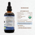 thumbnail image 4 of Secrets Of The Tribe Burdock Organic Tincture Dietary Supplement, Natural Herbal Extract for Detox Support, Certified Organic Burdock (Arctium lappa) Dried Root, Alcohol-Free Extract, Drops 2x4 oz, 4 of 7