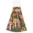 thumbnail image 7 of Yayeee Kitchen Hanging Hand Towels Set of 2 with Loop Bathroom Absorbent Tie Towel, Colorful Mushroom, 7 of 7