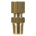 thumbnail image 2 of JMF  3/8 in. Compression   x 1/2 in. Dia. Male  Brass  Connector, 2 of 2
