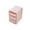 🥑 Pink_New#1950, variant on 3 Tier Plastic Desktop Organizer Drawer Storage Box for Stationery Makeup and Dorm Desk Organization