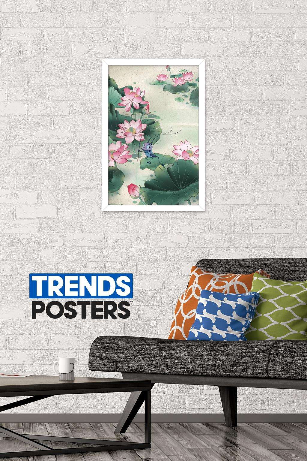 Disney Mulan - Lily Wall Poster, 14.725" x 22.375", Framed