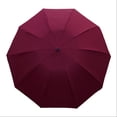 thumbnail image 3 of Sombrilla con Sistema Semi-Automático Protección UV Color Vino, 3 of 7
