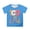 1Sky Blue24, variant on XAOFW Girl's T-Shirts 100 Days Of School Print Short Sleeve Crewneck T Shirt Back To School Season Loose Fit Tee Shirt Daily Lounging Comfortable Trendy Top