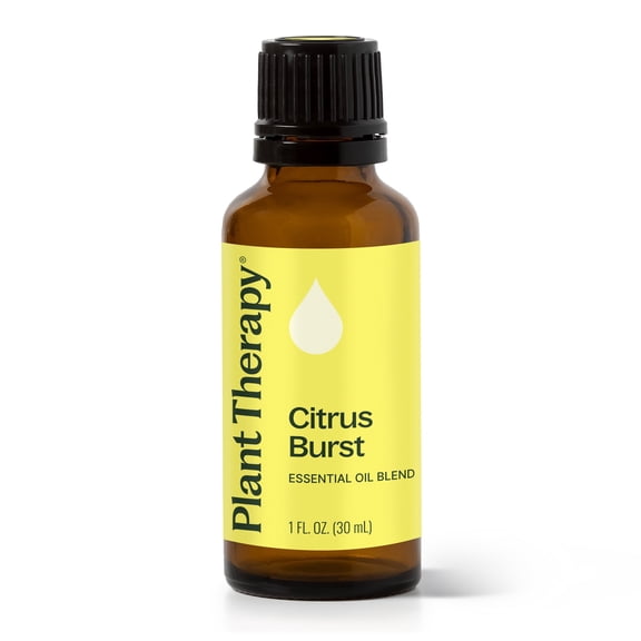 Plant Therapy Citrus Burst Essential Oil Blend 30 mL (1 oz) 100% Pure, Undiluted, Natural Aromatherapy