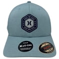 thumbnail image 2 of Hurley Men's Hat H2O Dri-Fit West End Stretch Flex Fit Cap (Small/Medium, Sky Blue), 2 of 5