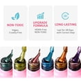 thumbnail image 3 of Set de esmaltes de uñas en gel AIMEILI, 6 x 10 ml, sin Hema, UV y LED, 3 of 9