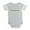 Heather Gray, variant on CafePress - Penn Rbw Txt - Cute Infant Baby Football Bodysuit