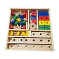 thumbnail image 4 of Milaget Kids Nut and Bolts Toy Building Construction Set for Birthday Gift Preschool, 4 of 9