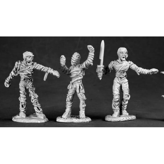 Reaper Miniatures DHL Classics: Mummies #03523 Dark Heaven Unpainted Metal