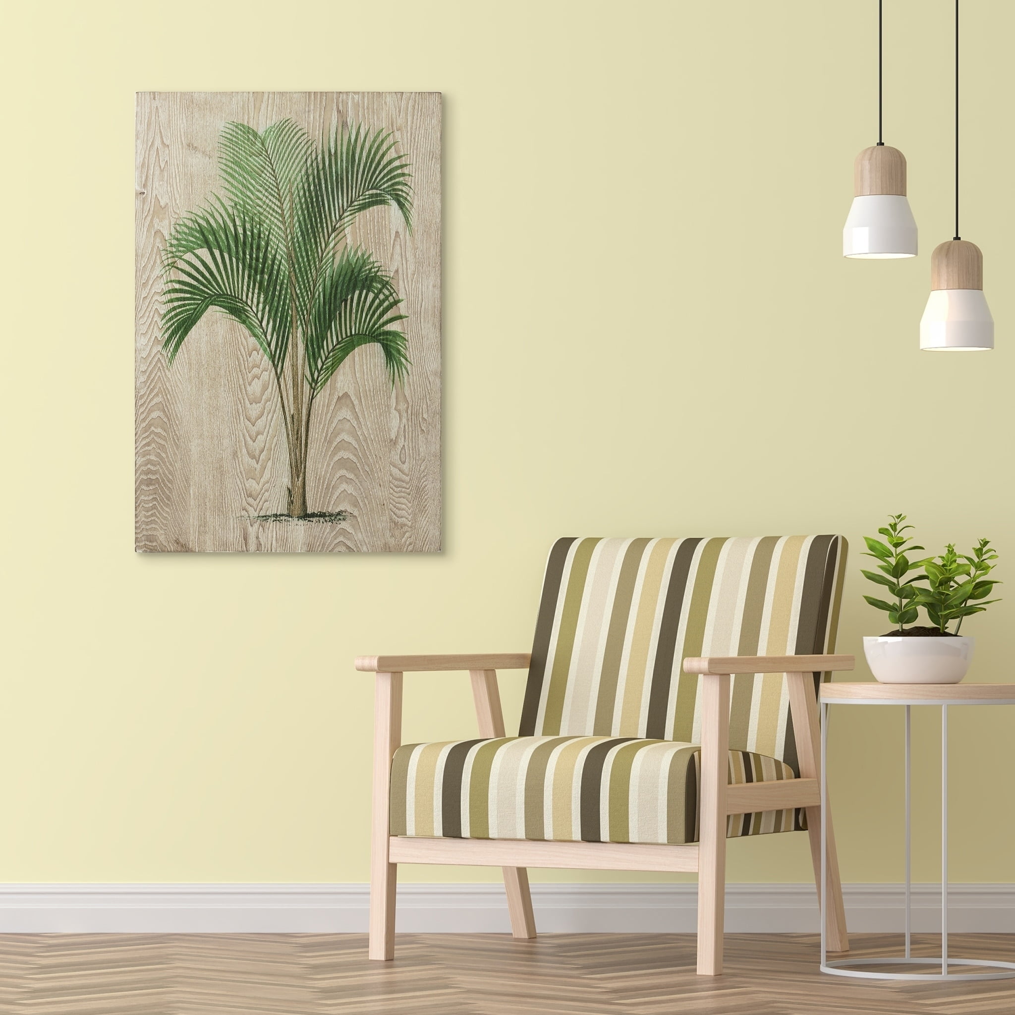 Empire Art Coastal Plants Painting, Set of 2