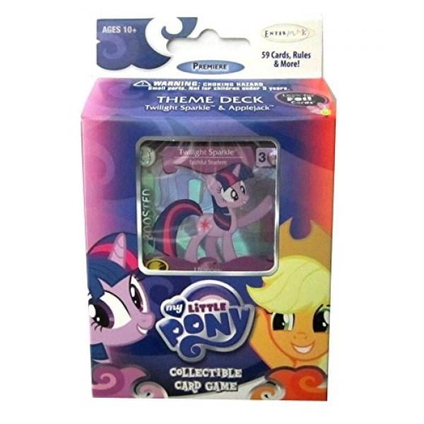 1x My Little Pony Collectible Card Game Twilight Sparkle & Applejack Theme Deck for sale online 