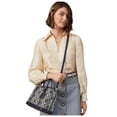 thumbnail image 3 of Bolsa Tote  Tory   Burch Perry Mini Monogram color azul marino, 3 of 4