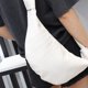thumbnail image 2 of color1 Bolsos cruzados para mujer Bolsos de hombro de cuero suave Reteo Messenger Chest Bag, 2 of 5