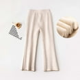 thumbnail image 4 of Pantalones largos de terciopelo de invierno cálidos para niñas Pantalones casuales versátiles para niñas con terciopelo grueso Pantalones de moda Pantalones de poliéster para niñas, 4 of 4