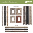 thumbnail image 5 of NewStone Canyon Ridge Faux Stone Panel, 45 3/4"W x 24 1/2"H x 1 1/4"D, Smokey Ridge Color, 5 of 9