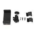thumbnail image 2 of Phone Mount Holder, Transmitter Phone Mount Sturdy Easy Cleaning Easy Installation Adjustable Aluminum Alloy Base  For Phones Over 5.5 Inch, 2 of 8