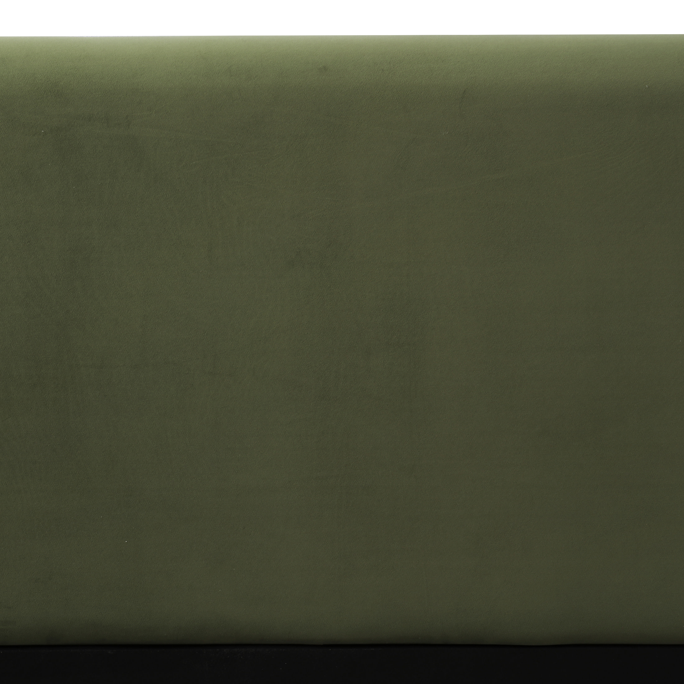 Christopher Knight Home Queen Size Bed Frame, Velvet Upholstered with Curved Thick Headboard, Olive Green