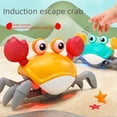 thumbnail image 4 of Juguete eléctrico automático de inducción para evitar obstáculos, cangrejo, pulpo, gateo, recargable, luminoso, musical, 4 of 5