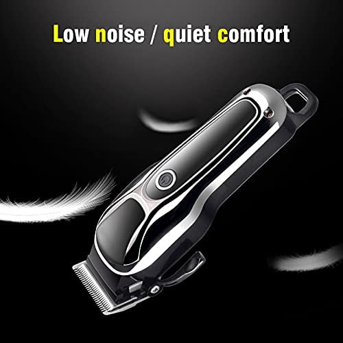 RKXQT Hair Clipper Trimmer, Electric Hair Clipper Trimmer Professional Shaving Hair Cutting Machine Powerful Limit Combs