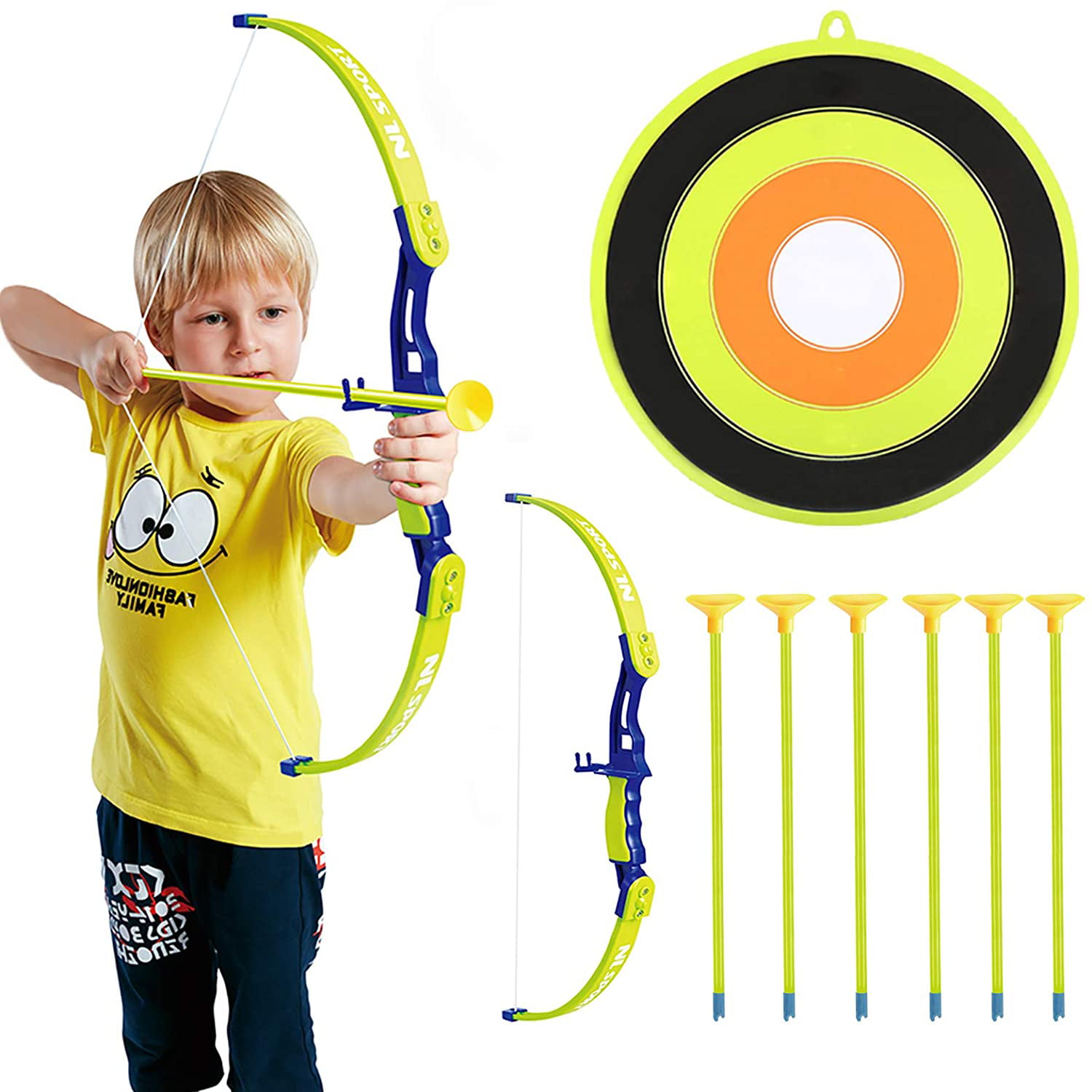 2 Set Archery Bow and Arrow Toys Useful Durable Archery Game for Children 