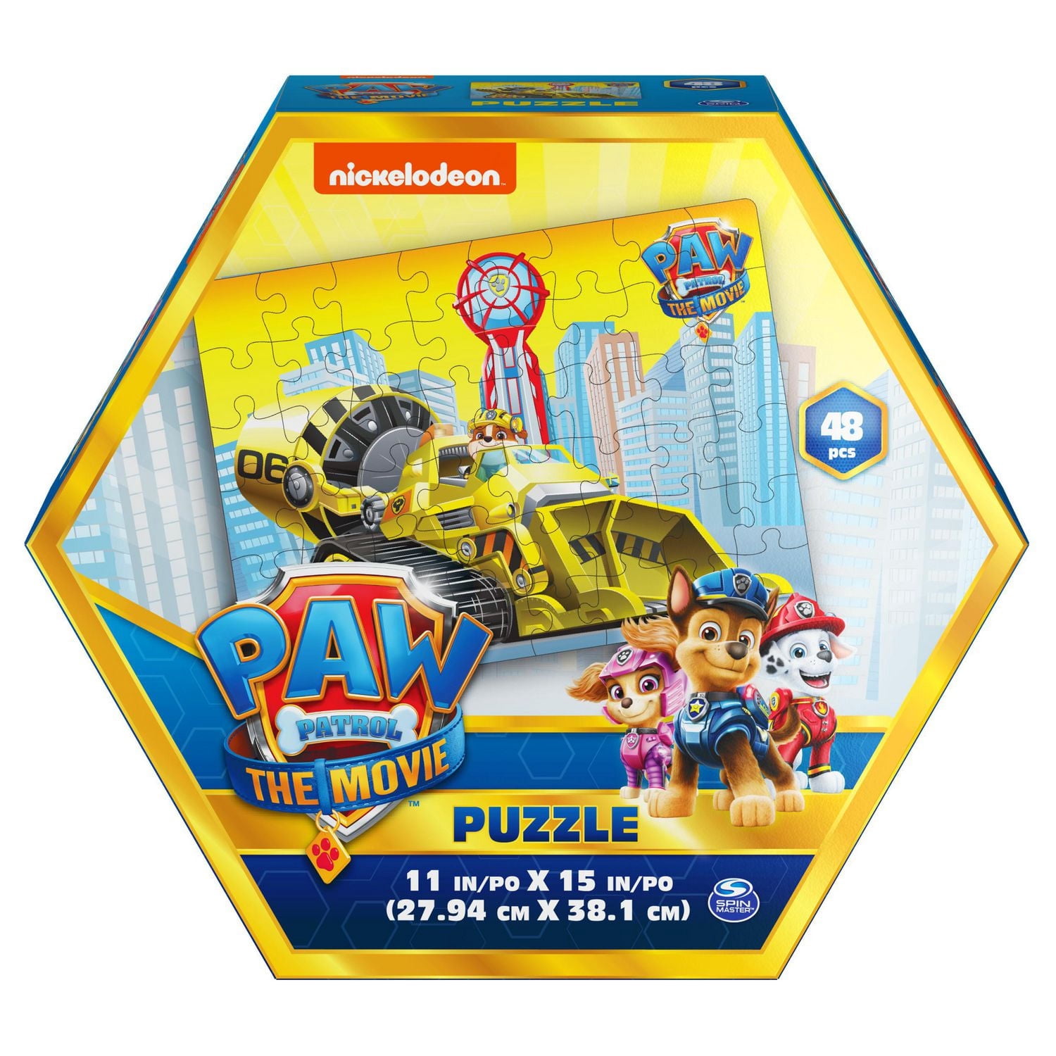 PAW Patrol The Movie, 48 Piece Jigsaw Puzzle for Kids Ages 4 and up ...