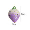 thumbnail image 2 of Strawberry Shaped Flute for Instrument Practice Wind Ocarina - Red, 2 of 5