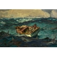 thumbnail image 2 of Homer, Winslow 18x13 Black Ornate Wood Framed with Double Matting Museum Art Print Titled - The Gulf Stream, 2 of 4