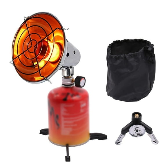 Camping Tent Gas Heater, Small Portable Propane Heater, Outdoor Camp Mini Butane Heater with Storage Bag for Indoor Travel Hiking Fishing Garden