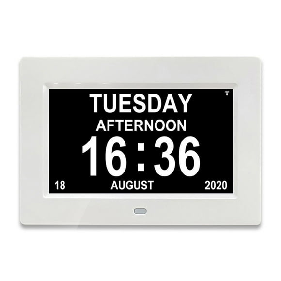 Digital Calendar Clock for Medication Reminders Alzheimer's Aid