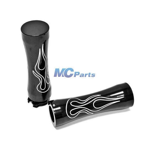 1" Black Handlebar Hand Grips for Kawasaki Vulcan 1500 800 2000 Classic Drifter