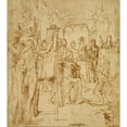 thumbnail image 3 of Parmigianino 15x16 Black Modern Framed Museum Art Print Titled - Interior of a Painter's Studio (1530-1539), 3 of 5